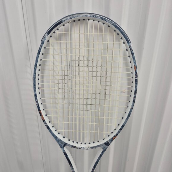 Spalding Graphite The Denim Tennis Racquet w/ Cover 4 3/8 - Picture 7 of 16